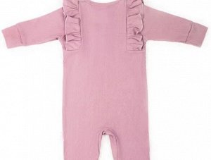 Комбинезон детский с рюшами AMAROBABY Fashion, розовый