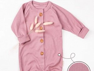 Комбинезон детский с шапочкой AMAROBABY Fashion, розовый