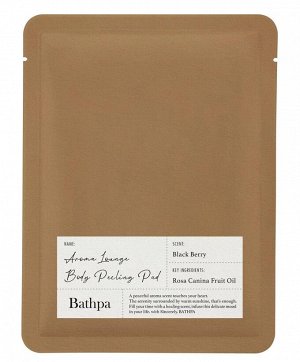Пилинг-перчатка для тела Bathpa Aroma Lounge Body Peeling Pad-Black Berry,20 г