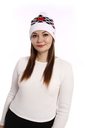 Шапка Л381 Состав: Шерсть - 30%, ПАН - 70%. Цвет: 11 (Черный).