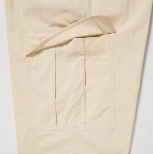 UNIQLO - легкие брюки карго 69-71см - 09 BLACK