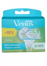 Gillette Venus Embrace Extra smooth, сменные кассеты, 6шт