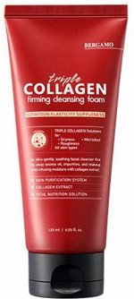 Очищающая пенка для лица с тройным коллагеном Triple Collagen Firming Cleansing Foam 120 мл