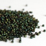 Бисер цилиндрический Миюки делика DB-0327 Metallic Teal Iris Matted