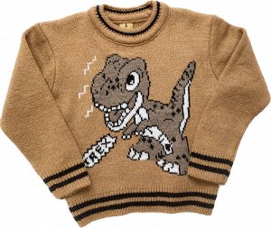 Джемпер для мальчика с русинком "Динозавр"