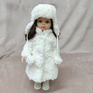 Шуба для куклы Паола Рейна или аналогичных кукол ростом 32-35 см