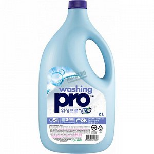 CJ Lion Средство для мытья посуды Washing Pro, флакон, 2000 мл