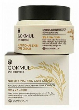 BONIBELLA Питательный крем для лица из натуральных растительных экстрактов зерновых культур   Gokmul Nutritional Skin Care Cream