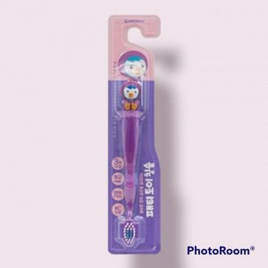 Зубная щетка "Pororo" для детей от 3 лет ("Пингвинёнок", мягкая) 1 шт