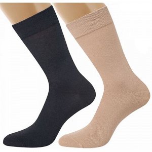 OMSA CLASSIC 203 носки мужс. х/б с паголенком сред. длины blu гладь р.39-41 1 шт / 10шт / 350545