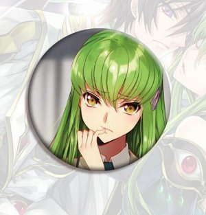 Значок металлический-"Code Geass/Код Гиас", d 58 мм