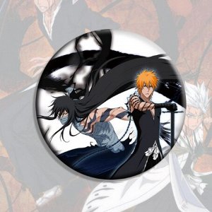 Значок металлический-"Bleach/Блич", d 58 мм