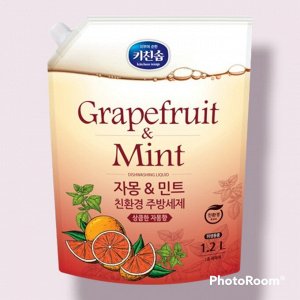 Жидкость Grapefruit & Mint для мытья посуды «Mukunghwa» 1,2 л