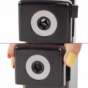 Точилка механическая BRAUBERG "BLACK JACK", металлический механизм, цвет чёрный, 222516