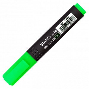 Текстовыделитель STAFF College STICK HL-497, ЗЕЛЕНЫЙ, линия 1-4 мм, 151498