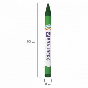 Восковые мелки BRAUBERG НАБОР 6 цветов, 222961