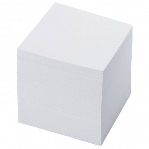 Блок для записей ОФИСМАГ непроклеенный, куб 9*9*9 см, белый, белизна 95-98%, 123019