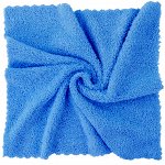 Тряпка для мытья пола из микрофибры 70х80см &quot;ULTRASONIC INDIGO COLOUR&quot; синяя LAIMA HOME, 608220