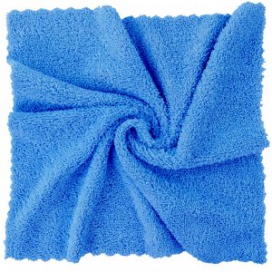 Тряпка для мытья пола из микрофибры 70х80см "ULTRASONIC INDIGO COLOUR" синяя LAIMA HOME, 608220