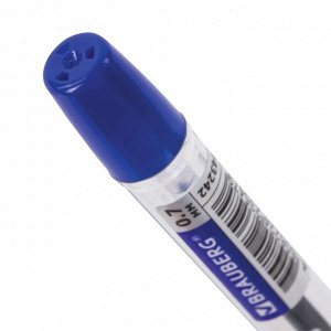 Ручка шариковая масляная с грипом BRAUBERG Model-XL ORIGINAL, СИНЯЯ, узел 0,7мм,линия 0,35мм, 143242