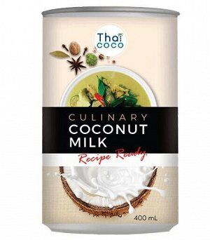 "Кокосовое Молоко 17-18% в ж/б THAI COCO 400 мл"