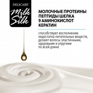 Delicare Milk&Silk Шампунь для волос Питательный 250мл