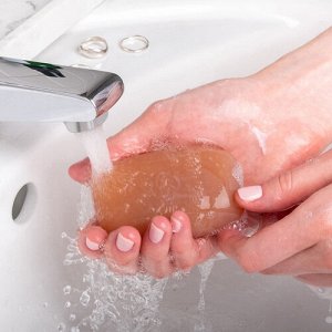 SYNERGETIC Натуральное туалетное мыло «Эвкалипт и шалфей», 90 г