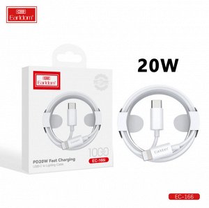 Кабель зарядный Earldom с Type-C (USB-C) на iOS , Ipad быстрая зарядка 20W