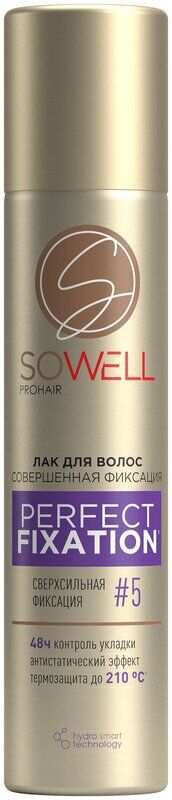 SoWell Лак для волос Совершенная фиксация Супер сильная фиксация, 300 см3
