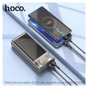 NEW ! Портативный аккумулятор HOCO J103A Discovery 20000mAh Power Bank PD20W