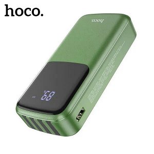 NEW ! Портативный аккумулятор HOCO DB07A Large screen 20000 mAh Power Bank с встроенными кабелями