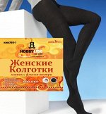 кжх788-1 Колготки  хлопк. с флисом 600 DEN &quot;Hobby Line&quot; (60% х/б, 20% пэ,10% акрил, 10% эластан)