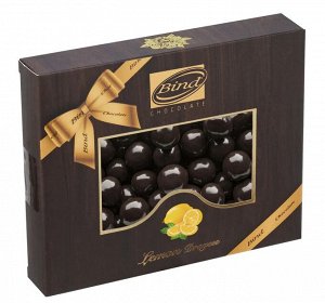 Шоколадное драже BIND "Лимон в шоколаде" (темный шоколад) (100гр)
