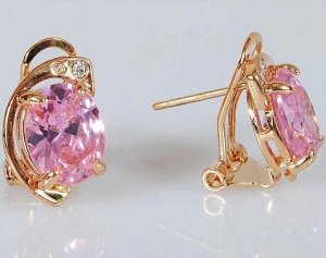 Серьги бижутерия Полумесяц