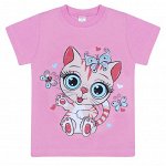 BK0001D Футболка для девочки розовый