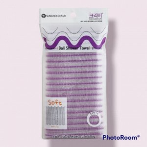 Мочалка для тела "Bali Shower Towel" (особо мягкая) размер 27 см х 100 см 1 шт.