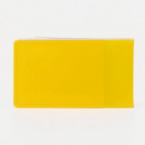 Визитница, 18 карт, цвет жёлтый