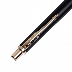 Ручка шариковая Parker Urban Core Muted Black GT M, корпус из латуни, чёрный матовый/ золото, синие чернила (1931576)