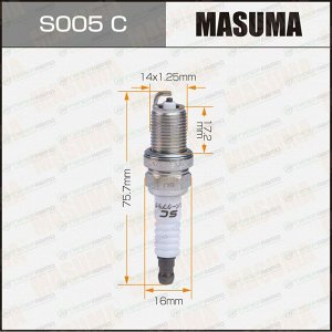 Свеча зажигания Masuma BKR5E-11 (6953) с никелевым электродом, арт. S005C