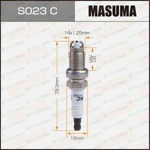 Свеча зажигания Masuma BKR5EKUD с никелевым электродом, арт. S023C