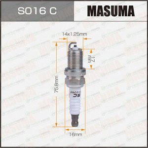 Свеча зажигания Masuma BKR5ES-11 с никелевым электродом, арт. S016C