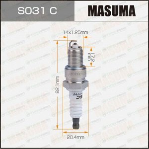Свеча зажигания Masuma BPR5EY-11 (3028) с никелевым электродом, арт. S031C