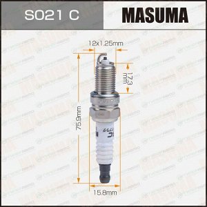 Свеча зажигания Masuma DCPR7E с никелевым электродом, арт. S021C