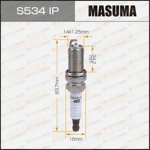 Свеча зажигания Masuma Laser Platinum PLFR5A-11 с платиновым электродом, арт. S534IP