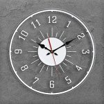 Часы настенные, интерьерные &quot;Лофт 1&quot;, бесшумные, d-39 см