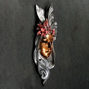 Венецианская маска "Лилия" бронза, 51см