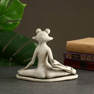 Фигура "Лягушка йог на шпагате" камень 17х21х11см