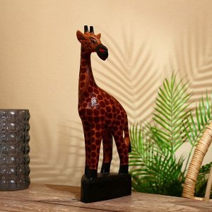 Сувенир "Жирафик" албезия 15х10х40 см
