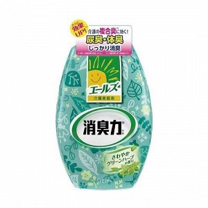 Жидкий освежитель воздуха "SHOSHU RIKI" для комнаты (с ароматом зелёных трав) 400 мл / 18