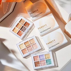 FAMOTY Палетка консилеров для лица, тон 03